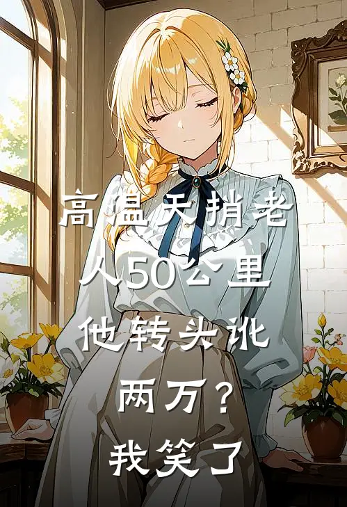 高温天捎老人50公里，他转头讹两万？我笑了