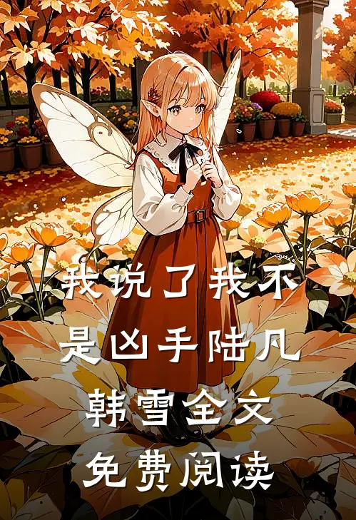 我说了我不是凶手陆凡韩雪全文免费阅读