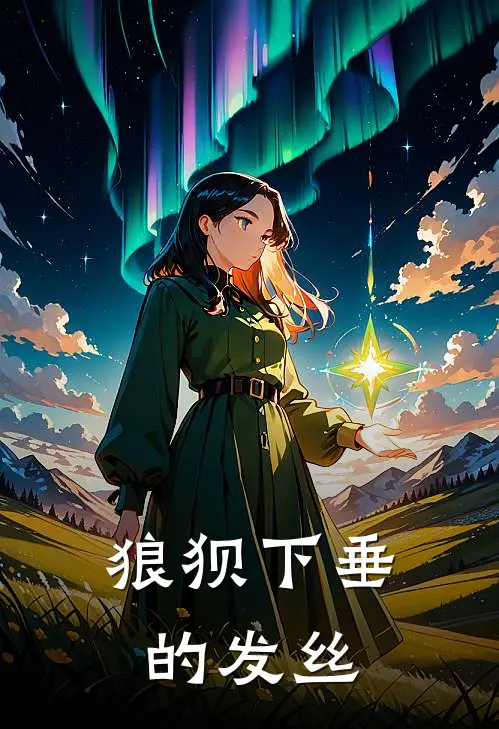 狼狈下垂的发丝
