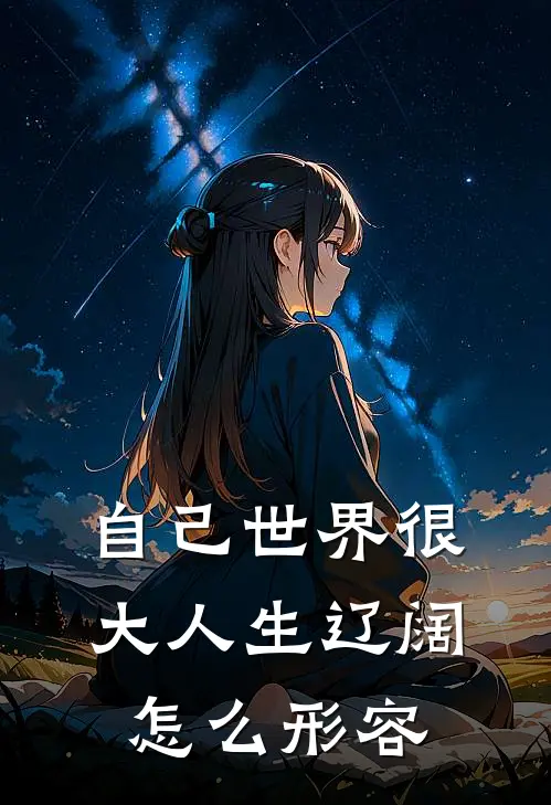 自己世界很大人生辽阔怎么形容