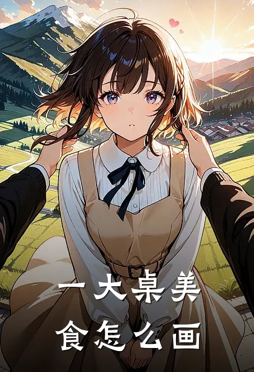 一大桌美食怎么画