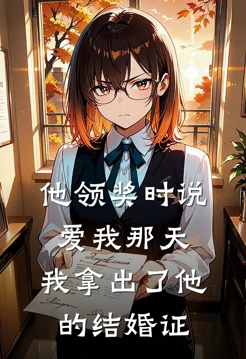 他领奖时说爱我那天,我拿出了他的结婚证英语