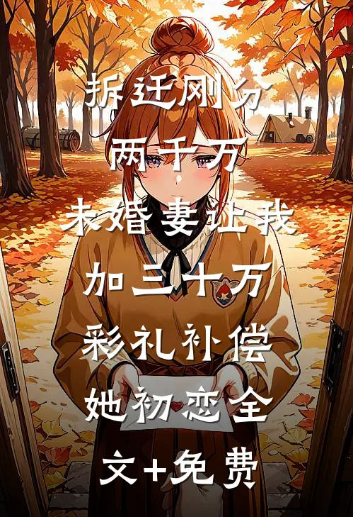 拆迁刚分两千万，未婚妻让我加三十万彩礼补偿她初恋全文+免费