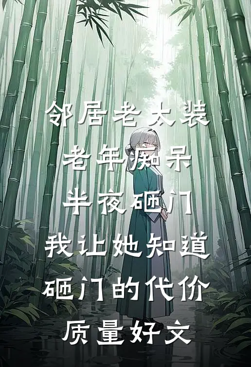 邻居老太装老年痴呆半夜砸门，我让她知道砸门的代价质量好文