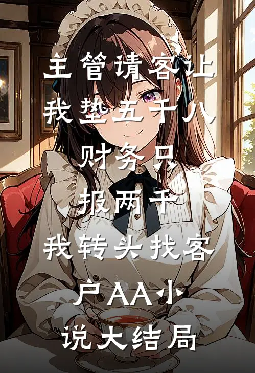 主管请客让我垫五千八，财务只报两千，我转头找客户AA小说大结局