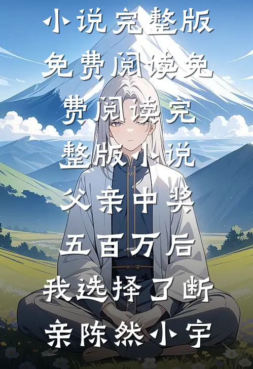 父亲中奖五百万后，我选择了断亲(陈然小宇)小说完整版免费阅读_免费阅读完整版小说父亲中奖五百万后，我选择了断亲陈然小宇